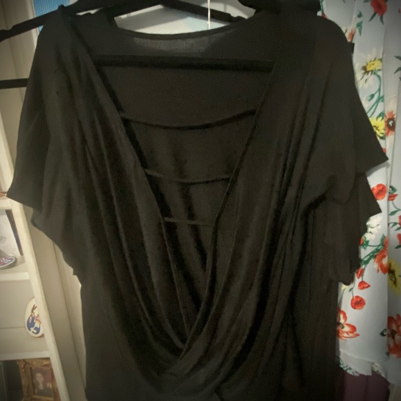 Black open back top - Picture 4 of 5